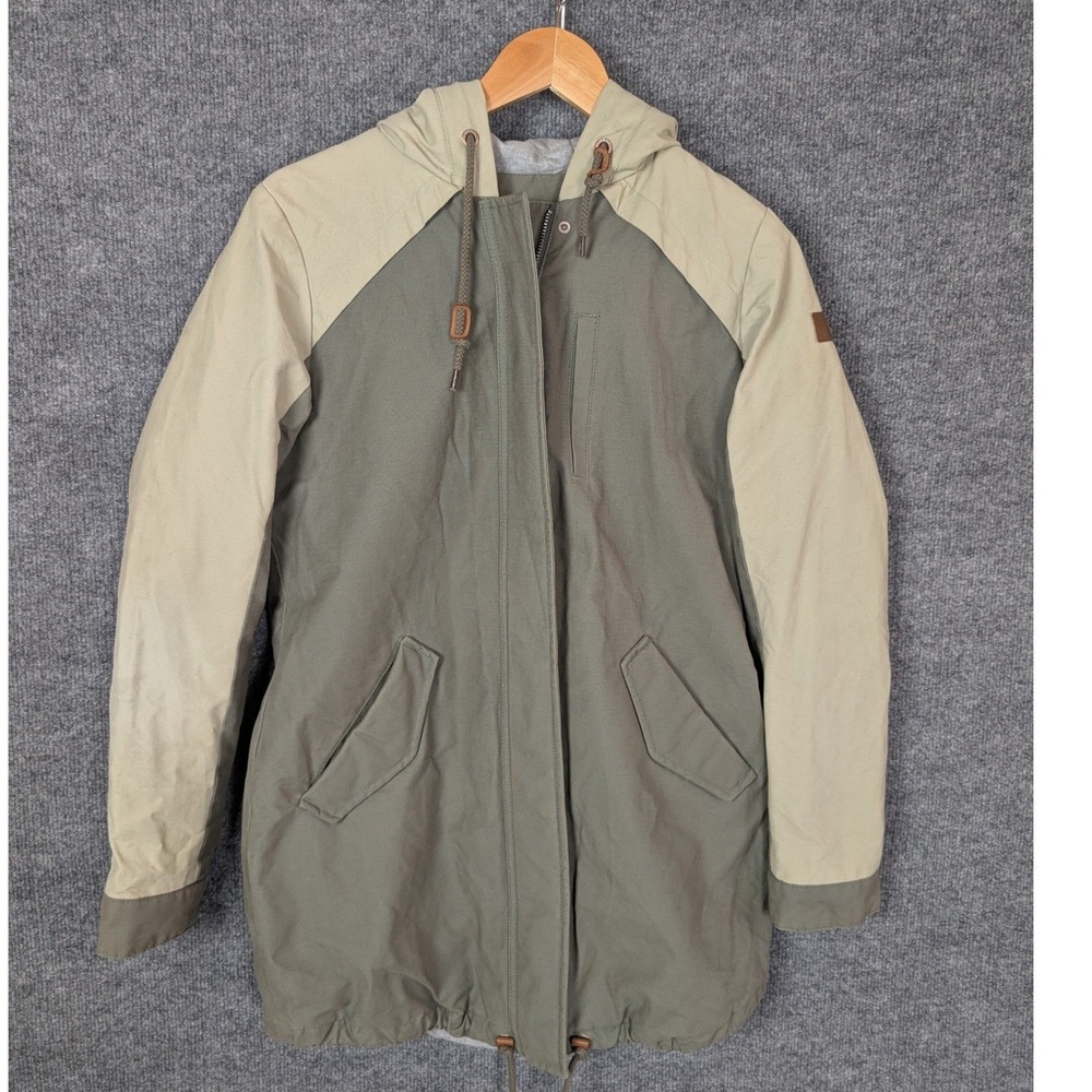 Roxy Moonlight Dance Jacket Womens Small Olive Green Tan 3K Waterproof NEW